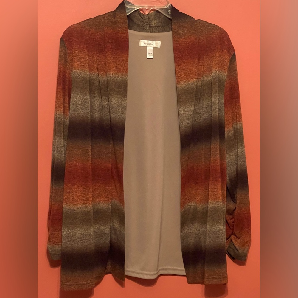 Dressbarn Woman Size 14/16 Open Front Cardigan